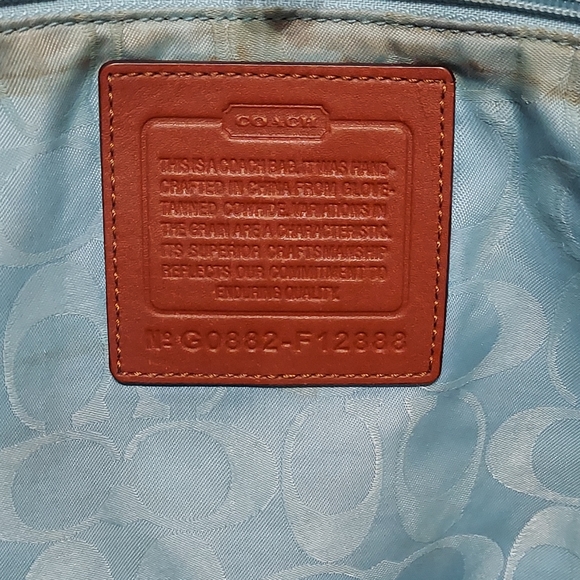 Coach Legacy Gigi Whiskey Saddle Leather Turlock Shoulder Tote EUC - Picture 8 of 8